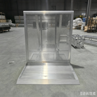 Barrière de contrôle des foules en acier anti-explosion, hauteur 6 pieds, pour clôture périmétrique de concerts et de chantiers avec modélisation 3D