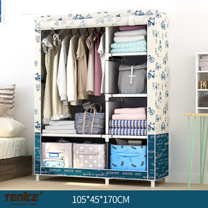 <strong>Bedroom</strong> Portable Closet Clothes Storage Cabinet Wardrobe Organiser Tenice Heavy Duty Modern Home Furniture <strong>Bedroom</strong> <strong>Accessories</strong> - Product Image 6