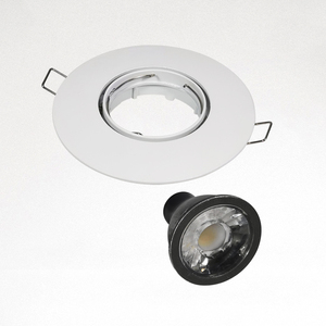 Rond En Aluminium De Moulage Mécanique Sous Pression Downlight <span class=keywords><strong>IP</strong></span> <span class=keywords><strong>65</strong></span> Anti-éblouissante GU10 GU5.3 MR16 <span class=keywords><strong>Spot</strong></span> Lumière Cadre - Product Image 4