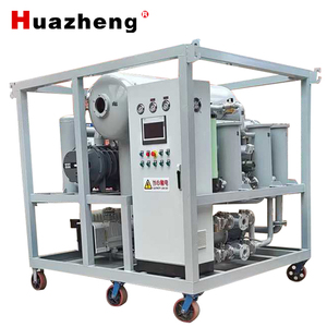 Huazheng OEM Technologie de vide Filtration automatique d'huile 2000lph Purificateur d'huile de transformateur à une seule étape - Product Image 1