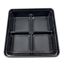 Boîte en étain carrée à deux couches personnalisée, emballage recyclable en métal pour cadeaux et artisanat