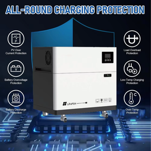Precio de fábrica: Sistema de almacenamiento de energía doméstico todo en uno de fase dividida (ESS) de 2KW-6KW/7168Wh-14338Wh con paquete de baterías LiFePO4 de 51.2V 280Ah - Product Image 4