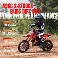 Motor Cross Mini Super 49cc Keren, Motor Saku Berbahan Bakar Gas 2 Tak untuk Anak-Anak