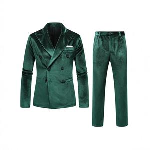 Blazer <span class=keywords><strong>Homme</strong></span> en Velours Peigné Double Boutonnage Grande Taille Respirant Antistatique – Veste de <span class=keywords><strong>Smoking</strong></span> pour <span class=keywords><strong>Homme</strong></span> – Vente en Gros - Product Image 4