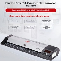 Machine à plastifier de bureau LM-460ID, plastifieuse à chaud et à froid A2, plastifieuse universelle A4/A3, plastifieuse de bureau commerciale