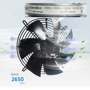 พัดลมระบายความร้อนแบบแกน ebmpapst S2D250-BH02-01 ขนาด 250 มม. 400V AC 50/60Hz 100/140W 0.2/0.23A 2500/2650RPM สำหรับการจราจรทางราง - Product Image 3