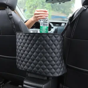 Bolsa de red de malla elástica de gran capacidad para coche, organizador trasero, almacenamiento, accesorios interiores