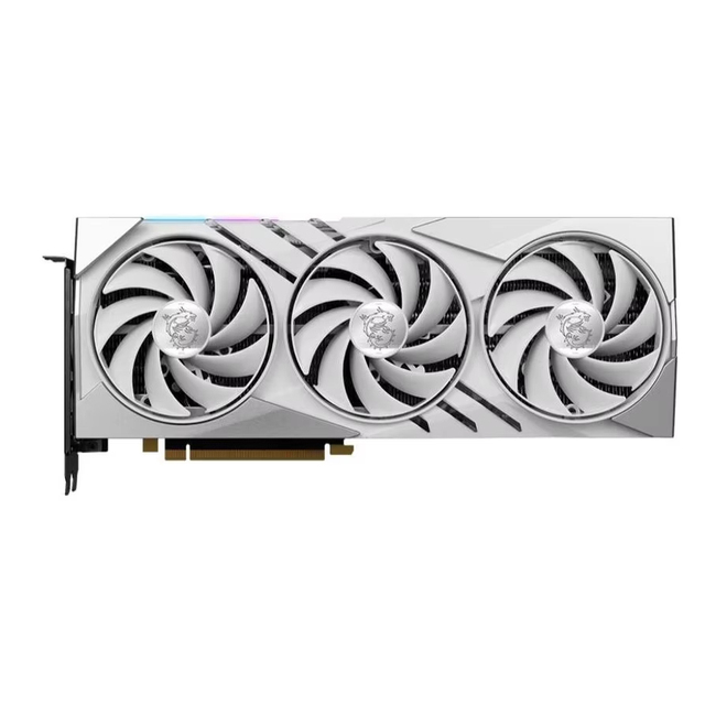 GeForce RTX 4070 Ti SUPER 16G GAMING X SLIM White with GDDR6X 256bit 2670-2685MHz Graphics Card