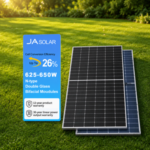 Panel Solar Bifacial E-NICE <span class=keywords><strong>JASOLAR</strong></span> 720W HJT Tipo N Negro, 182mm, 26% de Eficiencia, TUV IEC, Doble Vidrio, Industrial - Product Image 2