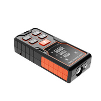 Nouveau design Norm, télémètre laser numérique portable noir 40m/100m avec mesure pythagorienne et calcul de surface/volume