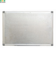 Tableau blanc magnétique mural effaçable à sec avec cadre en alliage d'aluminium 45x60cm et plateau pour marqueurs pour bureau, maison, salle de classe