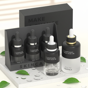 Flacon compte-<span class=keywords><strong>gouttes</strong></span> en verre dépoli pour cosmétiques 30ml 60ml 100ml – Contenant vide pour sérum, huile essentielle et soins de la peau - Product Image 1