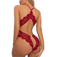 Lingerie sexy grande taille pour femmes, ensemble de lingerie en dentelle à entrejambe ouvert, lingerie exotique chaude et érotique, costume