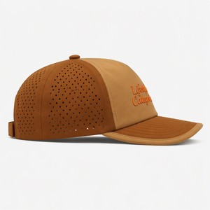Wholesale T&L Custom Logo <b>Vinyl</b> Badge 5 Panel Camp Cap Waterproof Performance Gorras Hat Manufacturer 100% Cotton Canvas - Product Image 3