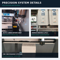 Prensa Plegadora Eléctrica de Alta Precisión 63T 1600MM EP63/1600S CNC Servo para Chapa Metálica, Sin Aceite, Totalmente Automática