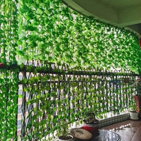 Vente en gros de vignes décoratives vignes suspendues en plastique lierre fougère plante suspendue lierre artificiel vignes pour décoration extérieure