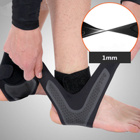 Soutien de cheville, attelle de cheville réglable respirante super élastique et confortable, 1 taille convient à tous, adaptée au sport