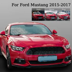 HCMOTIONZ LED luci anteriori auto 2015-2017 di alta qualità DRL Start UP animazione fari per Ford Mustang