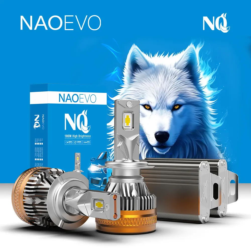 नाओ कारखाने के नए डिजाइन nq h7 h4 कार के नेतृत्व में हेडलाइट H11 ऑटो लाइटिंग सिस्टम 25000lm halogen 9006 वाहन के लिए हेडलैंप का नेतृत्व किया है।