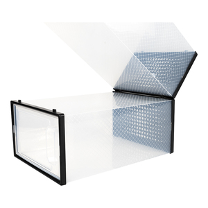 <span class=keywords><strong>Caja</strong></span> de <span class=keywords><strong>Zapatos</strong></span> de Plástico PP Transparente, Apilable, a Prueba de Polvo, Organizador de <span class=keywords><strong>Zapatos</strong></span> para el Hogar, Armario, <span class=keywords><strong>Zapatos</strong></span> Deportivos y Almacenamiento de Zapatillas - Product Image 5