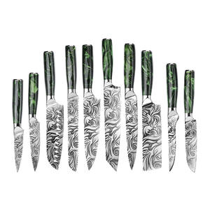 Juego <span class=keywords><strong>de</strong></span> <span class=keywords><strong>cuchillos</strong></span> <span class=keywords><strong>de</strong></span> Chef <span class=keywords><strong>de</strong></span> 8 pulgadas con patrón <span class=keywords><strong>de</strong></span> Damasco, cuchillo <span class=keywords><strong>de</strong></span> carne para el hogar <span class=keywords><strong>de</strong></span> acero inoxidable, resina para <span class=keywords><strong>Amazon</strong></span>, cuchillo especial transfronterizo para chefs - Product Image 5