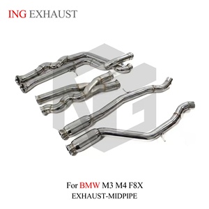 Tubo <span class=keywords><strong>de</strong></span> Escape Intermedio ING para <span class=keywords><strong>BMW</strong></span> M3 <span class=keywords><strong>M4</strong></span> F80 F82 con Resonador <span class=keywords><strong>de</strong></span> Tubo Z, Tubos <span class=keywords><strong>de</strong></span> Acero Inoxidable F8X, Piezas <span class=keywords><strong>de</strong></span> Alto Rendimiento para Automóviles - Product Image 5