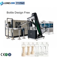Machine de soufflage automatique à 2 cavités pour bouteilles PET d'eau potable et d'énergie, de 10 ml à 2 L, pour bouteilles en plastique (PC, PP) pour aliments, boissons et lait, certifiée CE