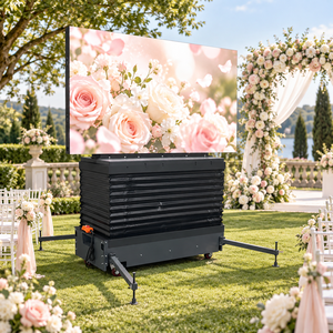 Écran LED portable P3 extérieur sur roues, installation facile, écran LED mobile pour location événementielle, résistant au vent, idéal pour les mariages - Product Image 6