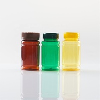 Usine Directe Transparent PET Pilules Bouteilles 100cc Vide En Plastique Médicament Conteneur Bouchon À Vis Supplément Capsule Bouteille