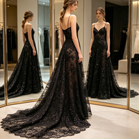 Tissu en dentelle brodée de sequins et perles, extensible, léger, jacquard, écologique, pour robes de mariée et de filles - Vente en gros