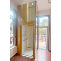 Solutions d'ascenseurs modernes pour la maison, hydrauliques, en PVC, pour 2 à 4 personnes, ascenseurs de sécurité pour villas, appartements, hôtels