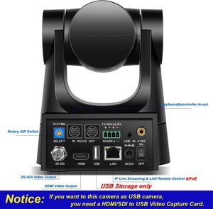 Fomako SDI phát sóng và hội nghị máy ảnh 30x zoom quang HDMI 3G-SDI và IP Kết quả đầu ra live streaming PTZ camera - Product Image 5