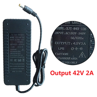 Dc42.0V 2A Ebike Chargeur de batterie Portable Lifepo4 Golf Cart E-Bike Scooter Drill Chargeur de batterie chargeurs de batterie standard