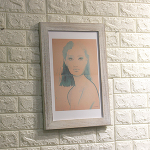 Póster de madera blanco desgastado personalizado de alta calidad, marcos de fotos <span class=keywords><strong>11x17</strong></span>, exhibición de fotos colgante, decoración de pared elegante para el hogar - Product Image 5