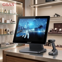 Direktlieferung ab Werk 15-Zoll-Touchscreen-Monitor HD Industrieller Touchscreen LED-Hintergrundbeleuchtung POS-Monitor für POS-Geräte
