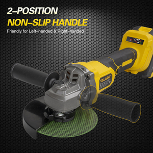 Meuleuse d'angle à moteur sans balais de qualité professionnelle 21V Charge rapide Interrupteur coulissant Parfait pour les soudeurs et les ouvriers en acier - Product Image 4