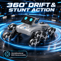 Chien robotique bionique IA avec télécommande, interaction vocale et fonctions de compagnie émotionnelle pour enfants – Cadeau idéal