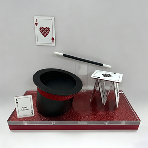 Expositor Acrílico con Temática <span class=keywords><strong>de</strong></span> Magos, Estante <span class=keywords><strong>de</strong></span> Exhibición para Cartas <span class=keywords><strong>de</strong></span> Póker, Sombreros <span class=keywords><strong>de</strong></span> Magia y Cosméticos para Tiendas Minoristas - Product Image 3