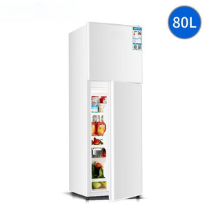 Mini Refrigerador de Doble Puerta 80L de Bajo Consumo para Hogar, Oficina o Dormitorio - Product Image 3