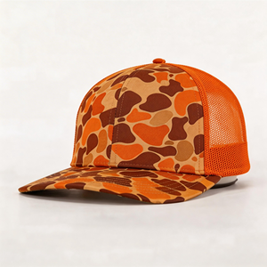 Gorra Trucker de 6 Paneles con Camuflaje de Patos, de Alta Calidad, con Logotipo Personalizado, Gorra Deportiva Clásica Promocional, Gorra de Camuflaje, Fabricada en Vietnam - Product Image 1