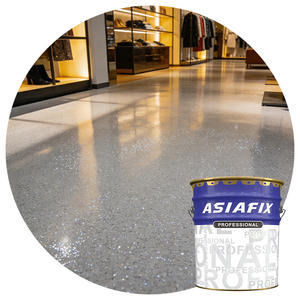 Peinture époxy auto-nivelante Asiafix Safe au sable coloré, résistante aux rayures et facile à nettoyer pour les sols des centres commerciaux et salles <span class=keywords><strong>de</strong></span> <span class=keywords><strong>bain</strong></span> - Product Image 2
