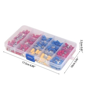 Kit di 280 Pezzi di Terminali Isolati a Crimpare a Freddo Preisolati, Combinazione RV/<span class=keywords><strong>SV</strong></span>/FDD/MDD - Product Image 3