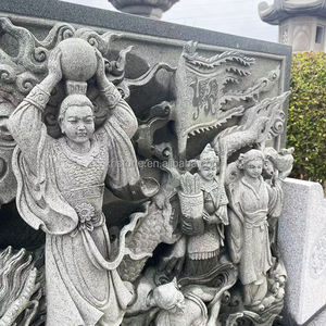 Chinois <span class=keywords><strong>En</strong></span> Gros Personnaliser Taille <span class=keywords><strong>En</strong></span> Plein Air <span class=keywords><strong>En</strong></span> <span class=keywords><strong>Pierre</strong></span> Naturelle Mur Relief Sculpture Décoration Sculpture À Vendre - Product Image 3