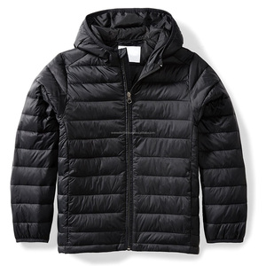 Manteau matelassé d'hiver pour hommes OEM avec logo personnalisé Manteaux matelassés imperméables à bulles avec fonction pour enfants Groupe d'âge Enfants - Product Image 1