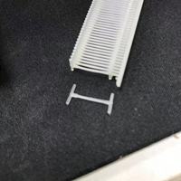 Épingles à étiquettes de vêtements réutilisables en plastique transparent élastique écologique, forme en T, 3,5-45 mm, fixation à chaud, étiquettes suspendues pour vêtements