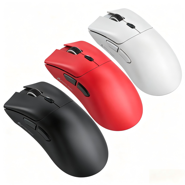 Attack Shark R1 Wireless Gaming Mouse PAW3311 12000 DPI Ergonomic Right-Hand Shape 59g Lightweight 3-Mode RGB Gaming Mouse