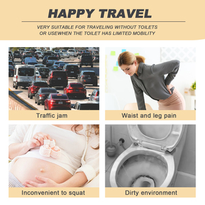 <span class=keywords><strong>Urinoir</strong></span> de voyage <span class=keywords><strong>télescopique</strong></span> portable, anti-fuite, en ABS, pour femme, grande capacité 750CC, réutilisable, pour les voyages en voiture, le camping en plein air - Product Image 3