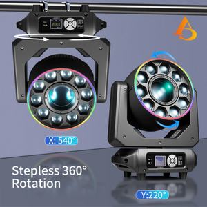 AICPOSE - Foco Móvil Profesional Bee Eye, 10 x 20 W, RGBW, Zoom, DMX512, LED, para Escenarios - Product Image 3