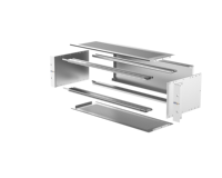 RDEKONO 19 Inch 3U Enclosure Kustom 3U 42TE 245mm Berlubang 1342-2451 Eurorack dengan Komponen Produsen