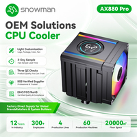 280W TDP 8 Heat Pipe Dual Tower ARGB Infinity Mirror Cooler for B2B Distributor with 120 Patents OEM ODM Custom Branding Ready